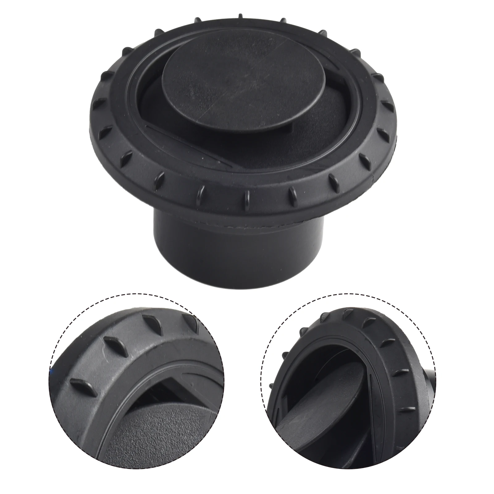 

1 Pcs 60mm/75mm Car Diesel Heater Pipe Rotatable Black Plastic Car Heater Parking Heater Hose Exhaust Outlet