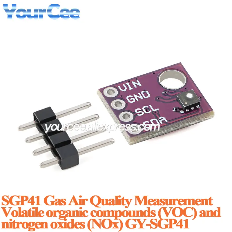 10pcs/1pc SGP30 SGP40 SGP41 Gas Air Quality Sensor Module TVOC ECO2 Carbon Dioxide Measurement Formaldehyde Air Detector image 5