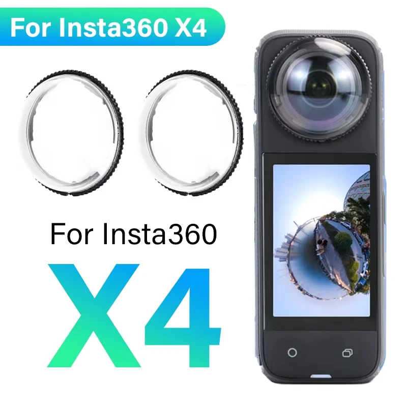 Protezioni Lenti Per Insta360 X5: Set Di Copriobiettivi In PC Ottico Antiurto E Antigraffio