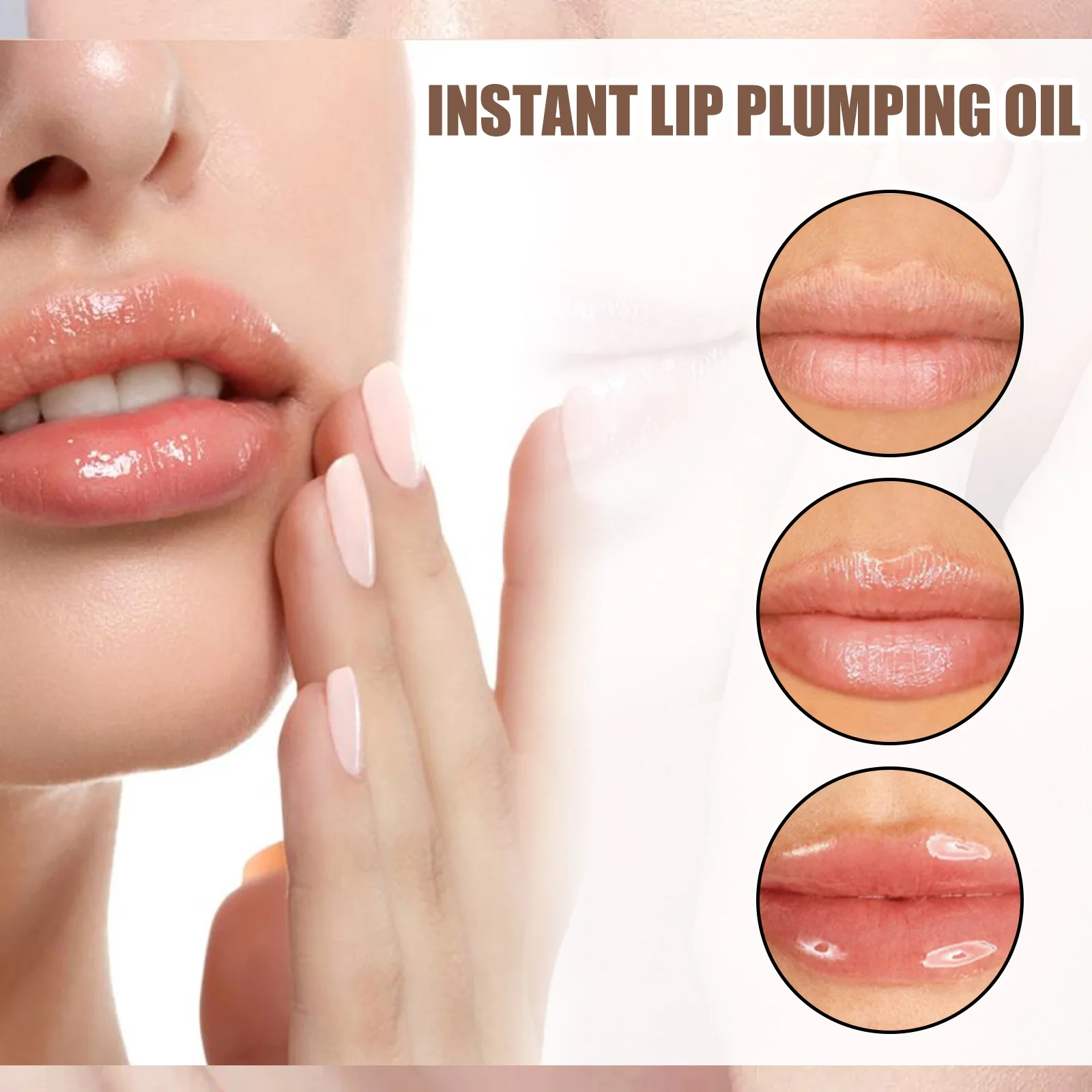 EELHOE Lip Plumping Oil Increases Plumpness and Reduces Lip Lines. Lip Plumping Oil Moisturizes Plump Lips and Wide Mouths.