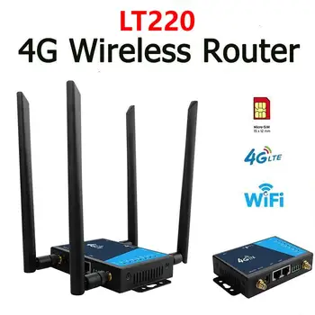 4G LTE Router Industrial Grade 4G Wireless Router 300Mbps 4G LTE CAT6 SIM Card Router Firewall Protection Support 32 Wifi Users 1