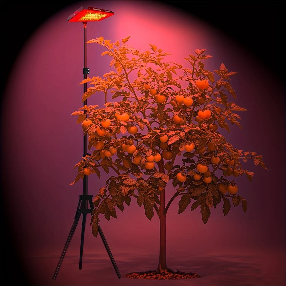 Grow Lights for Indoor Plants - Auto Timer & Adjustable Tripod Stand, Full Spectrum LED Plant Grow Lamp for Indoor Plant Growing