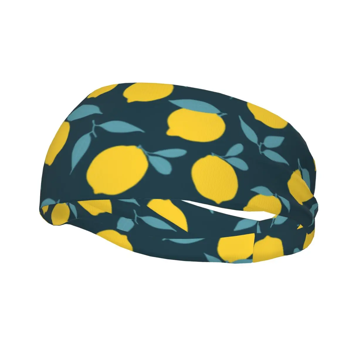 

Женская повязка на голову с изображением лимона и фруктов