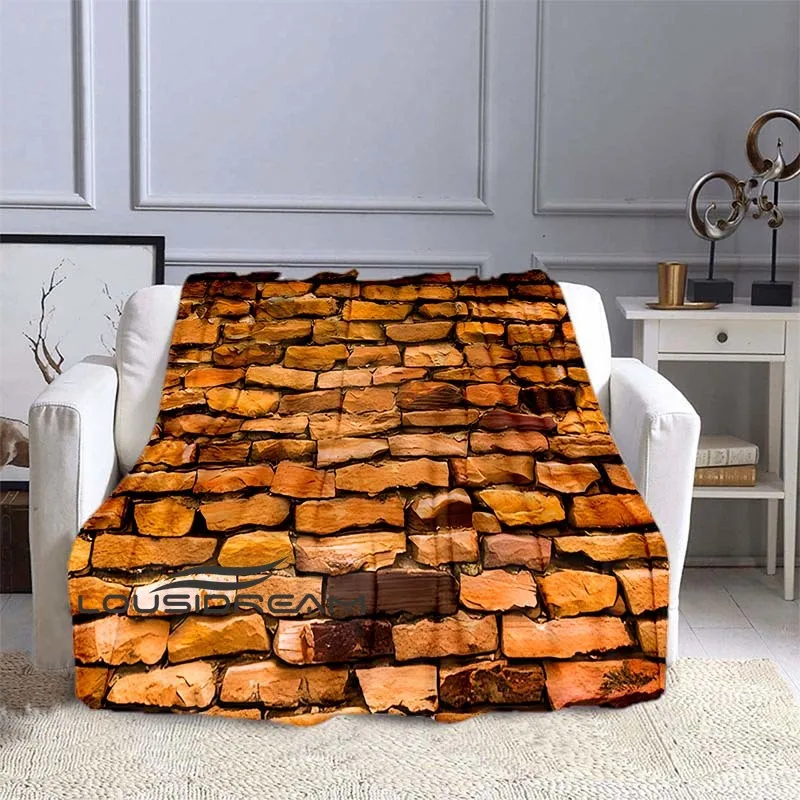 

Great Seaside Scenic Pebble Plush Blanket 3d Printed Soft and Comfortable Flannel Fluffy Blanket for Sofa Bed or Camping Blanket