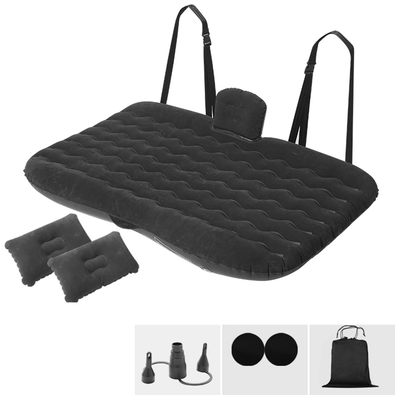 Universal Inflatable Car Mattress SUV Inflatable Multifunctional Car Bed Outdoor Camping Mat With Air Accessories