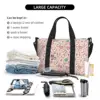 Custom Funny Nurse Pattern Grocery Tote Shopping Bag Women Big Capacity Health Nursing Beach Gym Travel Bags 5