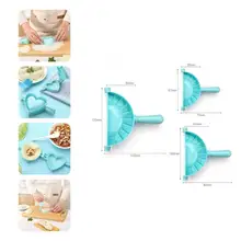 

Dumplings Cutter Maker Easy to Disassembly DIY Durable Dumpling Mold Set Dumplings Molds Dumpling Mold Set 3 Pcs/Set
