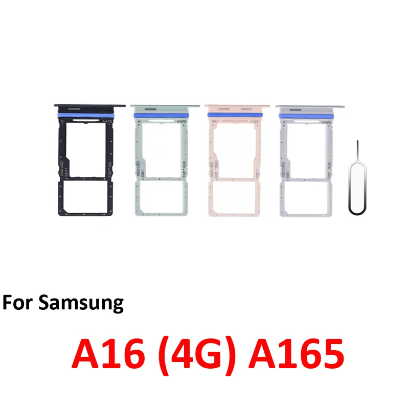 Black SIM Card and Micro SD Tray Holder for Samsung Galaxy - Dual/Single Slot