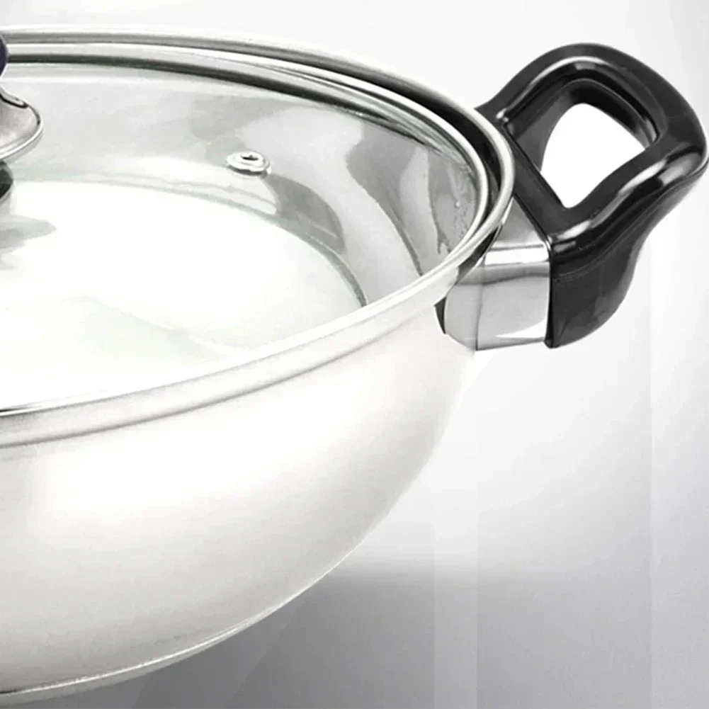 Ergonomic Bakelite Grip Pot Short Handle Home Pressure Pan Anti Scalding Cooker Dismountable Handle Kitchen Kit With Screw 2 Pcs
