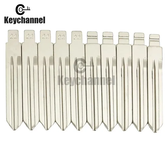 10ชิ้นมีดพับสำหรับรถยนต์ NSN14 KD Key BLANK 22 # สำหรับ NISSAN SUNNY Samsung SM3 Almera Primera Z350 X-Tail สำหรับ keydiy xhorse REMOTE 5