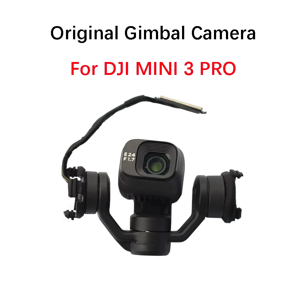 Caméra cardan originale DJI Mini 3 Pro posée sur fond blanc, pièce détachée reconditionnée