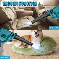 2-in-1 Electric Cordless Garden Leaf Air Blower Computer Dust Collector Dust Snow Blowing Power Tools For Makita 18V Battery 2
