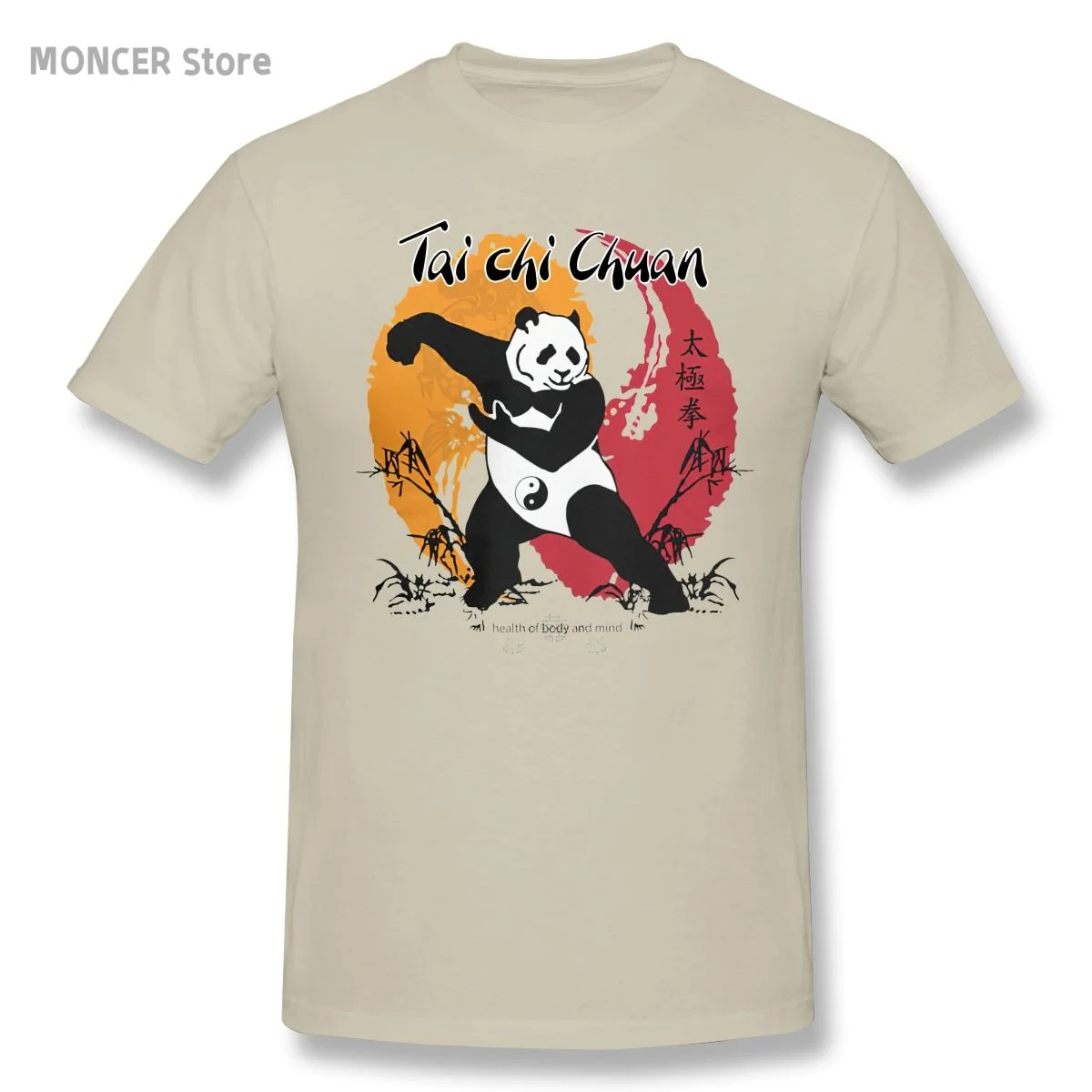 

Men T-Shirt Tai Chi Chuan Practice Tai Chi Yin Yang Amazing Cotton Tees Short Sleeve Tao Panda T Shirt O Neck Tops