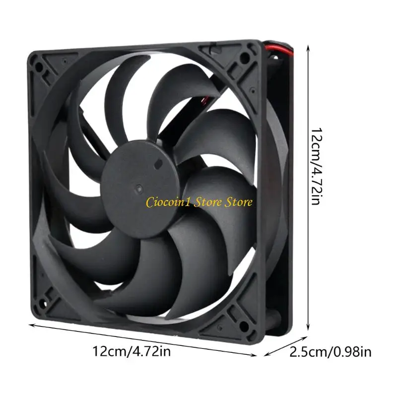 A3PC ME12025SHL 팬 120mm 220V 0.02A 컴퓨터 케이스 냉각 팬 저소음 쿨러