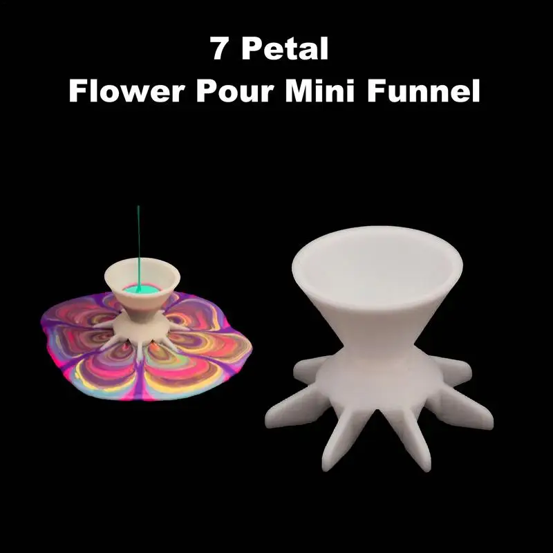 Split Cup For Paint Pouring Mini Funnel Split Cup For Pouring Fluid Acrylic Paint Fluid Art Supplies Mini Reusable Funnel Pour paint pouring cup