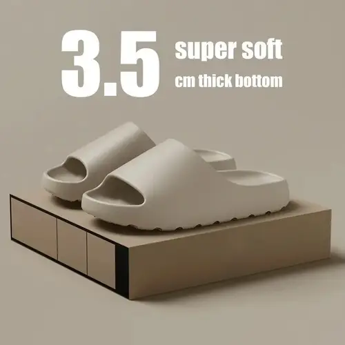 Coconut Slippers Cloud Thick-soled Sandals Summer Fashion Soft Bottom Beach Men Slippers Women's Sandals EVA Slides - Image 9