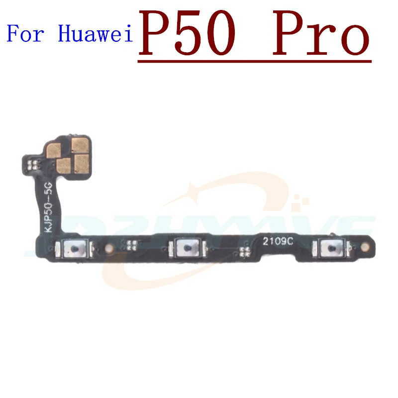 Button Replacement Parts Power ON OFF Mute Switch Control Key Volume Button Flex Cable For HuaWei P50 P40 P30 Pro Lite P50E Replacement Parts