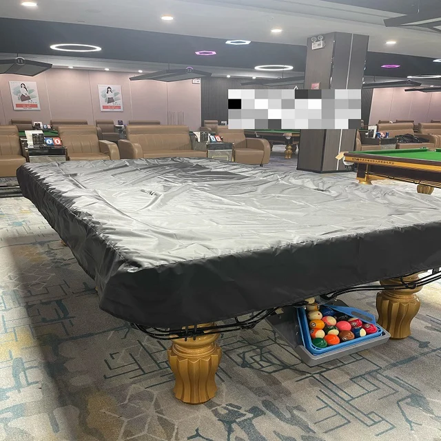 245X140X20Cm Biliárd Asztali Por Borító Terasz Bútorok Snooker Biliárdasztal -Ellátás Vízálló 210D Oxford Ruhával - Image 6