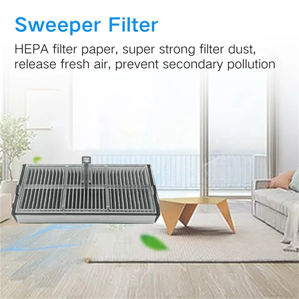 FZFZ 10PCS Filters Replacement Parts for Bot X40 /X40 Pro/ X40 Ultra Vacuum Cleaner Washable HEPA Filters