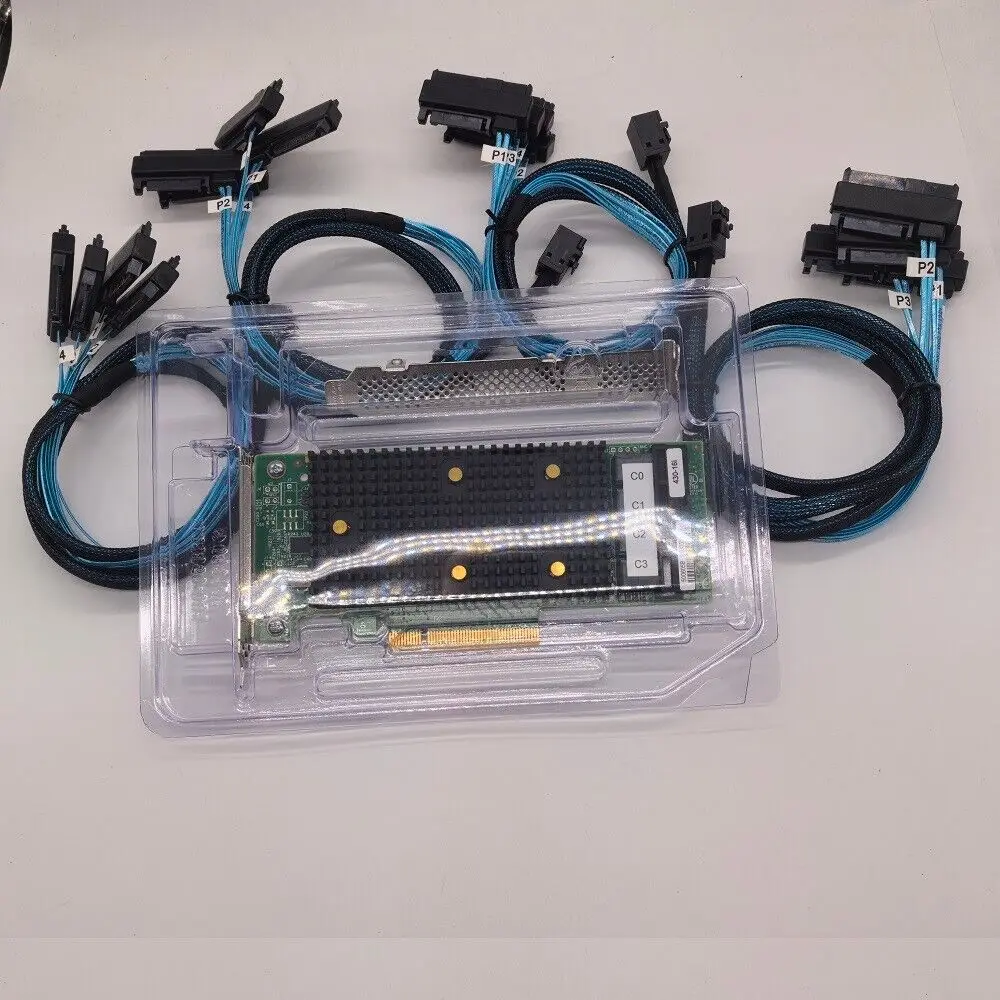 Controlador HBA Trimodo Lenovo 430-16i LSI SAS3416 9400-16i SATA 12G