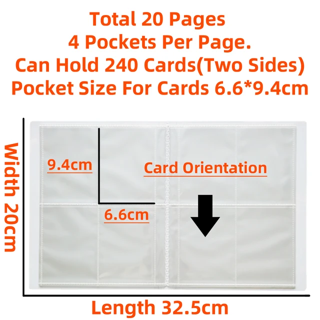 Original Pokemon GO Cards Collection Folder Letters Album Holder Binder Book Case Protectors Sleeves Box Pikachu Game GX VMAX 2