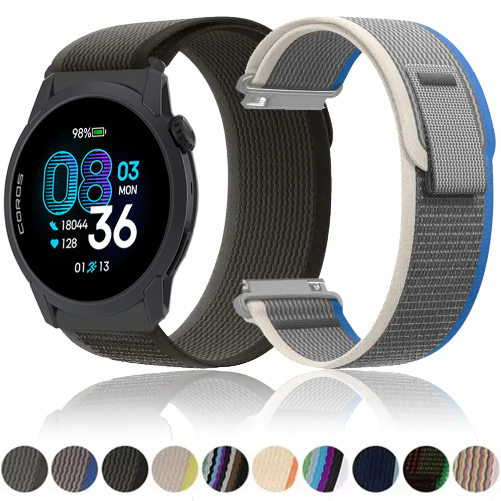 Trail Nylon Loop Strap - Breathable Band for Smartwatches (20mm, 22mm)