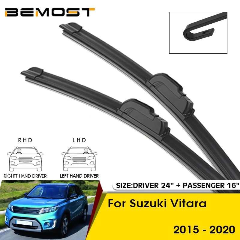 Spazzole Tergicristallo Auto Per Suzuki Vitara 2015-2020 Parabrezza Parabrezza Lame Finestra Anteriore 24 "+ 16" Accessori Auto