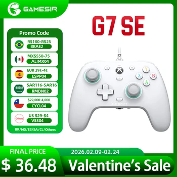 GameSir G7 SE Controller da gioco Xbox Gamepad cablato per Xbox Series X, Xbox Series S, Xbox One, con joystick ad effetto Hall