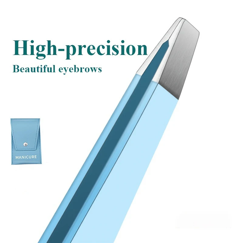 

Stainless Steel Slanted Eye Brow Clips Removal Makeup Tools Eyebrow Tweezer Colorful Hair Beauty Fine Hairs Puller