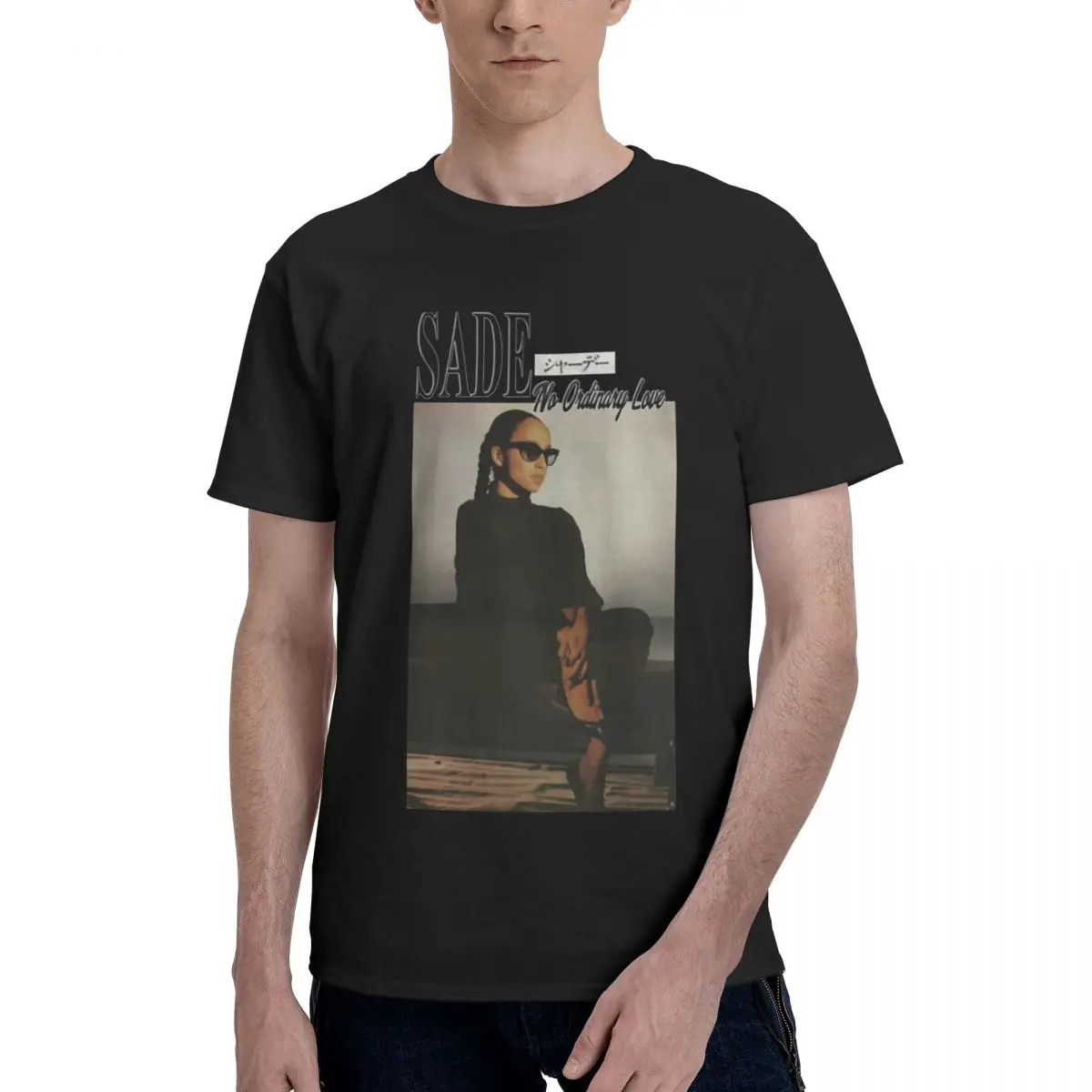 S-Sade Adu Singer T Shirts Men Cotton Cool T-Shirt Crew Neck Tees