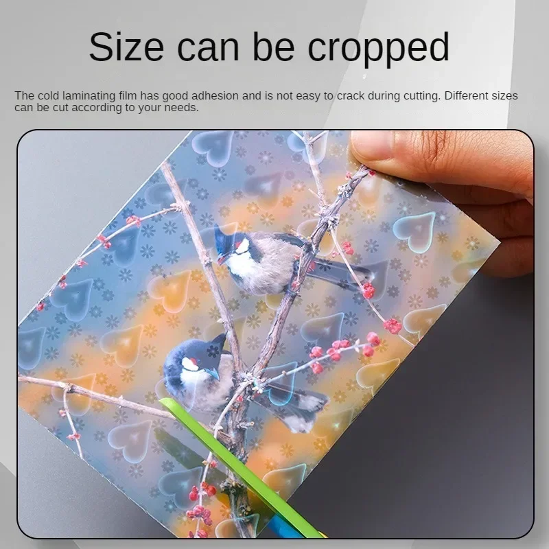Waterproof Cold Laminating Film 50 Sheets, lamination film