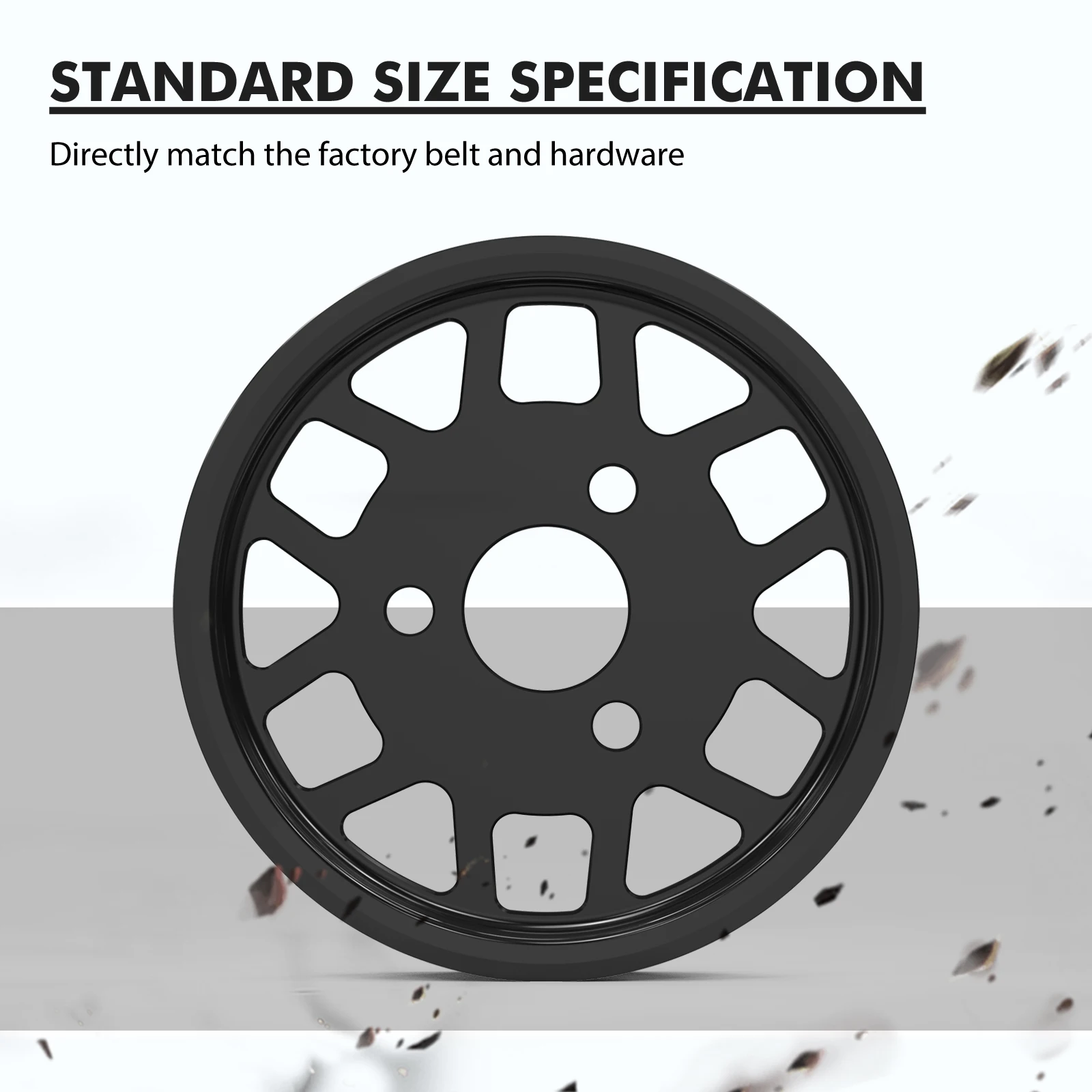 Power Steering Pump Pulley For BMW E46 323i 325i E36 328i E39 525i Z3 2.5i M52TU M54 Engine 32421740858 Aluminum