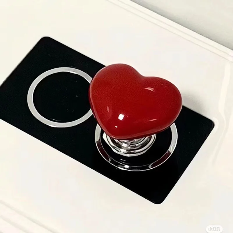 Toilet Tank Button Pusher Portable Multicolor Heart Shaped Flush Toilet  Water Tank Button household Durable Toilet Push Switch - AliExpress