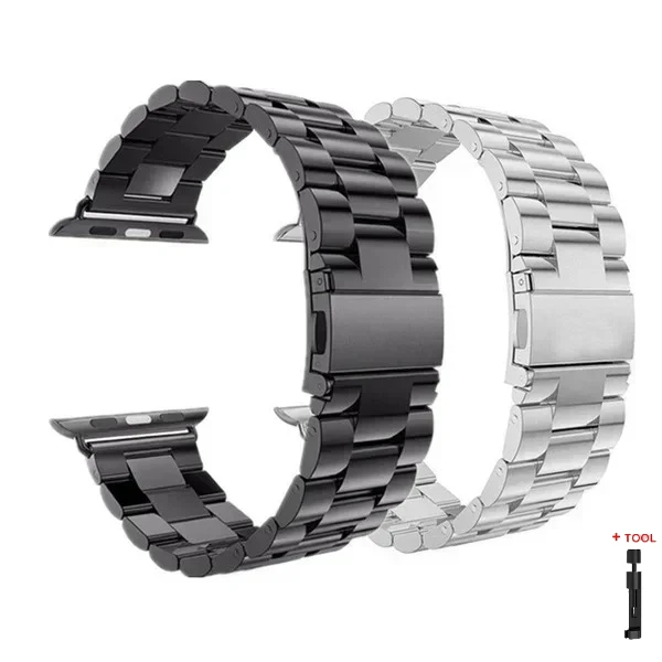 Premium Stainless Steel Metal Strap Bracelet