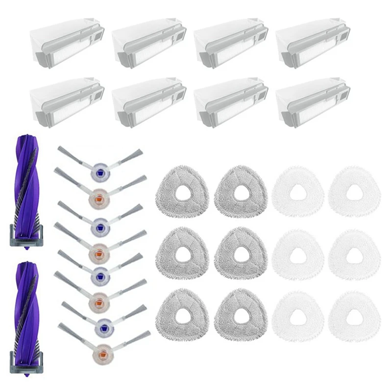 

Запчасти для робота-пылесоса Narwal J4, боковая щетка, фильтр НЕРА, насадка для швабры