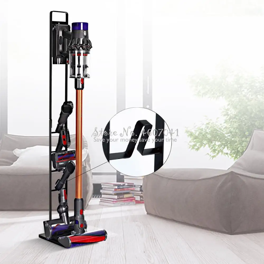 

Authentic Metal Storage Vacuum Cleaner Bracket Docking Station Tools Floor Stand for Dyson V6 V7 V8 V10 CordlessVacuum Cleaner
