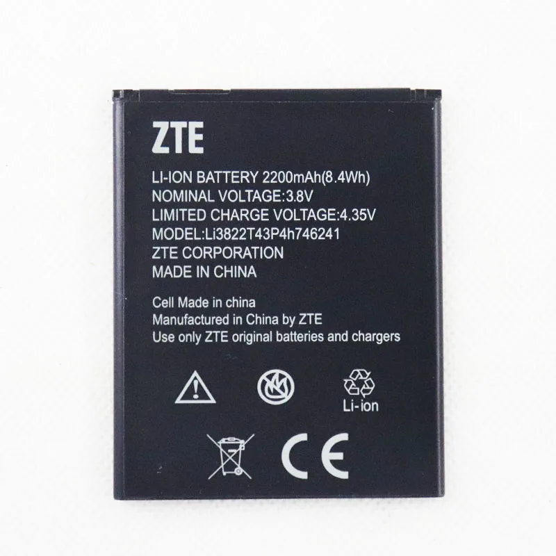 

3.8V 2200mAh Li3822T43P4h746241 battery for ZTE Blade A465 A475 Blade L4 Pro / TWM Amazing X3s Phone