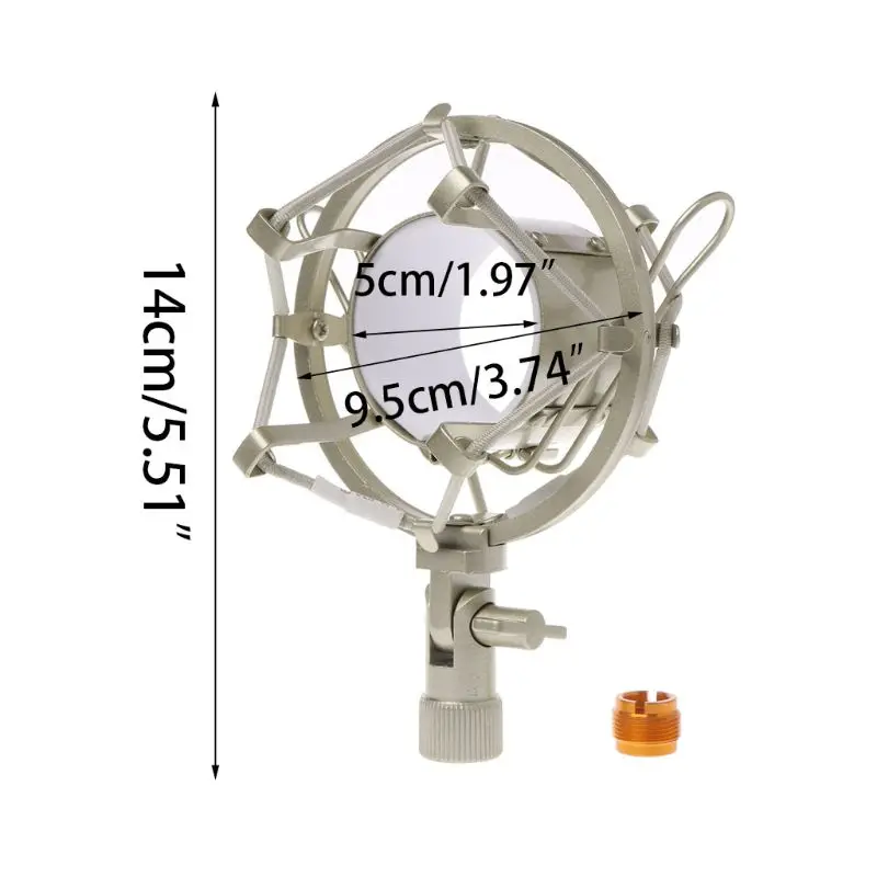 48mm-54mm 직경 콘덴서 마이크용 Y1UB 범용 50mm 마이크 쇼크 마운트