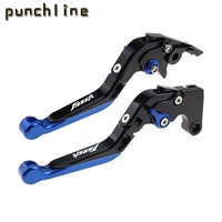 Fit For FZ6 FAZER 2004-2010 CNC Accessories Folding Extendable Brake Clutch Levers Adjustable Handle Set 2
