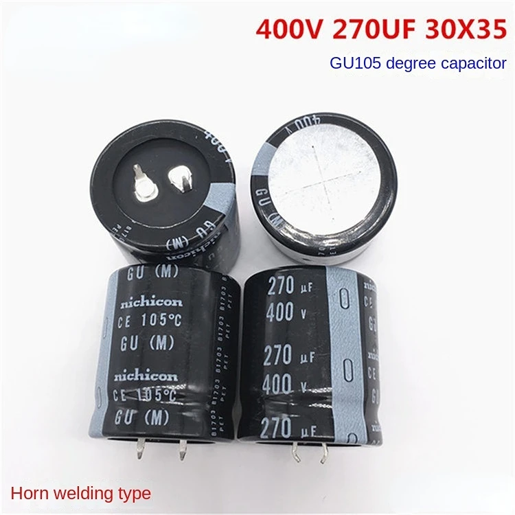 

(1 шт.) 400V270UF 30X35 nichicon алюминиевый электролитический конденсатор 270UF 400V 30*35 GU 105 градусов.