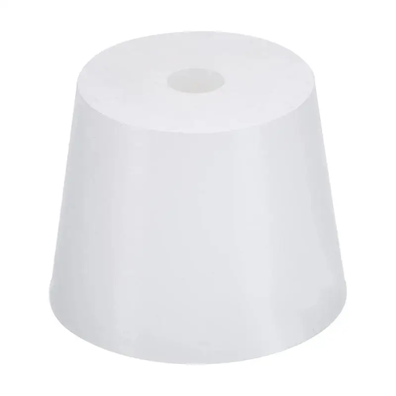 Silicone Solids Plug Fermenter Cover Rubber Stopper With Hole Laboratory Stopper Valve Airlock Stopper