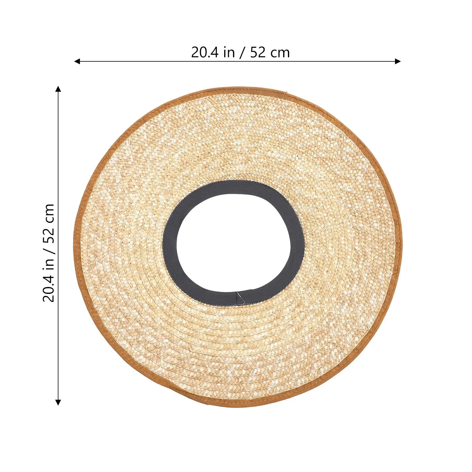 Full Brim Hard Hat Shade Construction Sun Visor Workers Safety Straw Hard Hat Sunshade Visor Elastic Band Outdoor