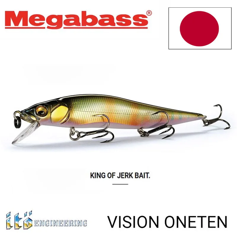 JAPAN Megabass VISION ONETEN 110.5mm 14.2g Suspend BASS Fishing LURE Bait  MINNOW Jerkbait Dynamic Saltwater Sea Tackle Magnetic - AliExpress