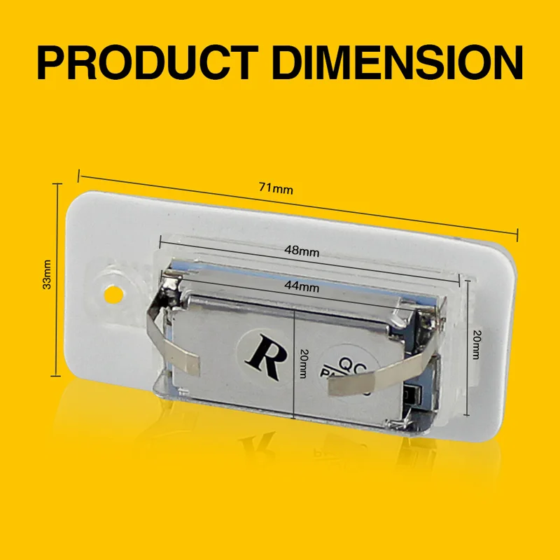 2pcs For Audi LED Number Plate Light A3 A4 S4 RS4 B6 B7 A6 RS6 S6