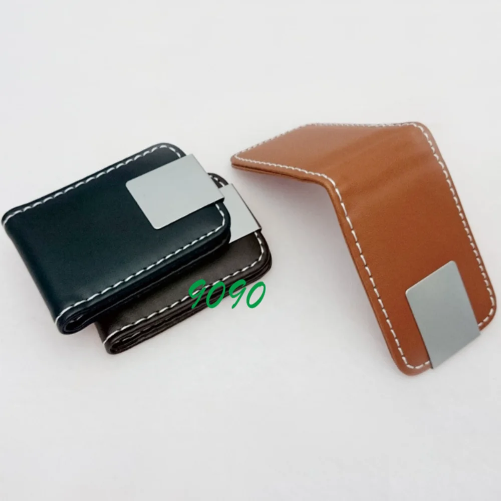 Starker magnetischer, einfacher Leder-Mini-Geldclip, magnetischer Banknotenclip, starker magnetischer PU-Geldclip für Strand, Einkauf, Reisen – Detail 4