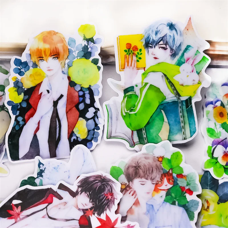 

20pcs/lot Colorful Forest Boy Stationery Stickers Scrapbooking Label Diary Stationery Album Phone Cup Journal Planner