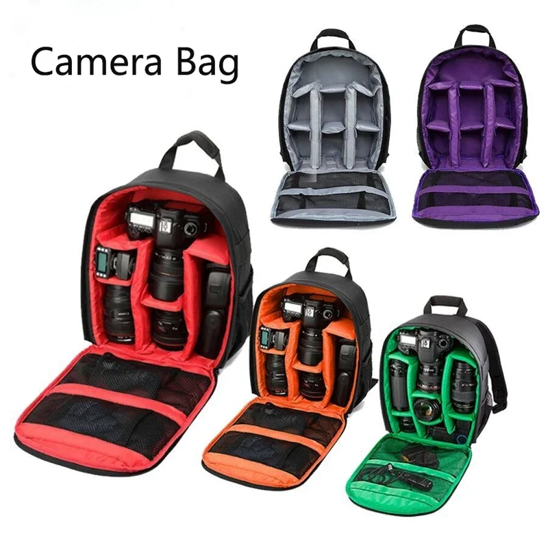 

Waterproof Shockproof SLR DSLR Camera Bag Case Backpack For Canon Sony Nikon New Camera Case