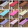 Soft Polyester Massage Table Bed Sheet Elastic SPA Treatment Cover   Relaxation Beauty Salon Mattress With Face Hole Salon Couch 6