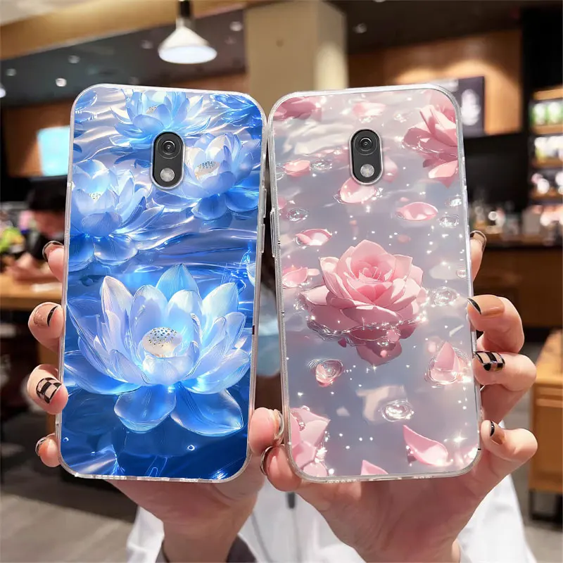 Enhanced Protective Clear Floral Phone Case - Shockproof Soft Silicone Back Cover