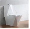 Used for luxury bathroom ceramic bathroom diamond flush toilet, ceramic flush integrated black gold toilet YX206TB 2